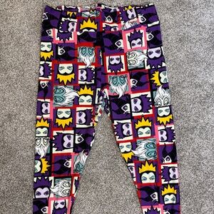 LuLaRoe Disney TC2 VILLAIN Leggings *RARE* Maleficent - Ursula - Evil Queen Tall